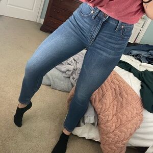 Madewell Curvy High-rise Skinny Crop Jeans